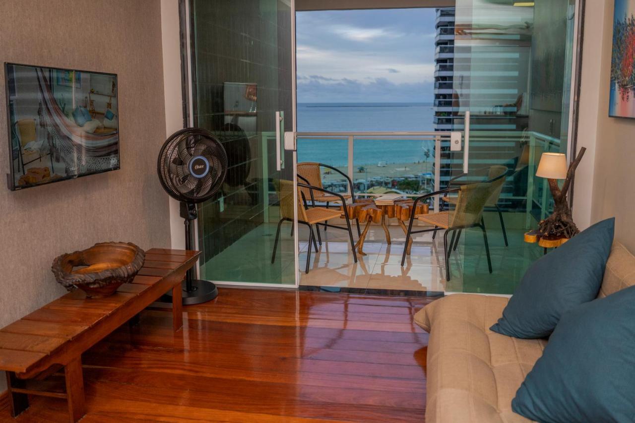 Apartamento Vista Mar Melhor Localizacao Da Cidade فورتاليز المظهر الخارجي الصورة