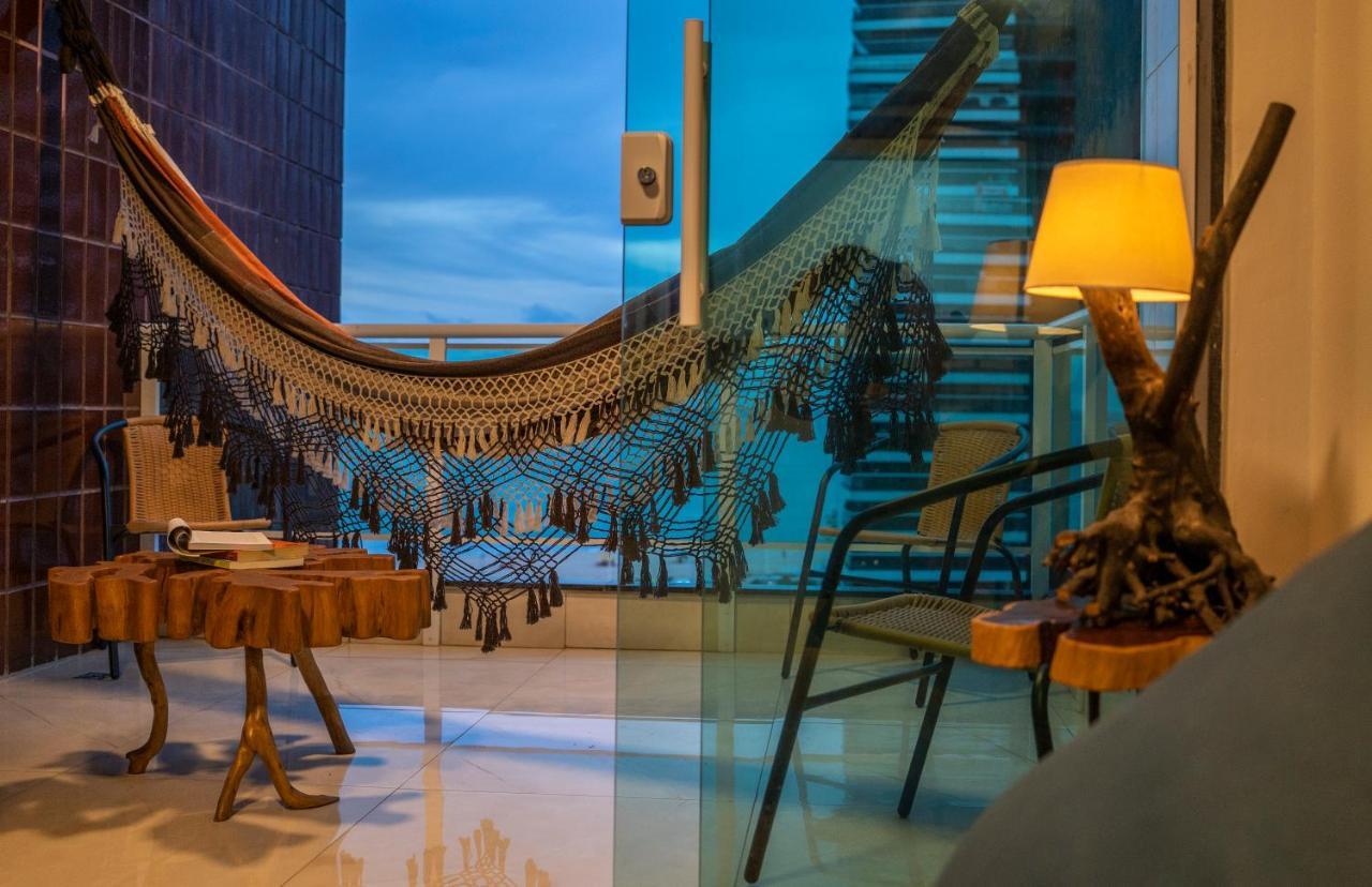Apartamento Vista Mar Melhor Localizacao Da Cidade فورتاليز المظهر الخارجي الصورة